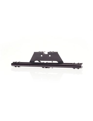 Luz LED de posición delantera larga, blanca W280 BLACK 250, 5W, R148, 40cm cable, 250mm