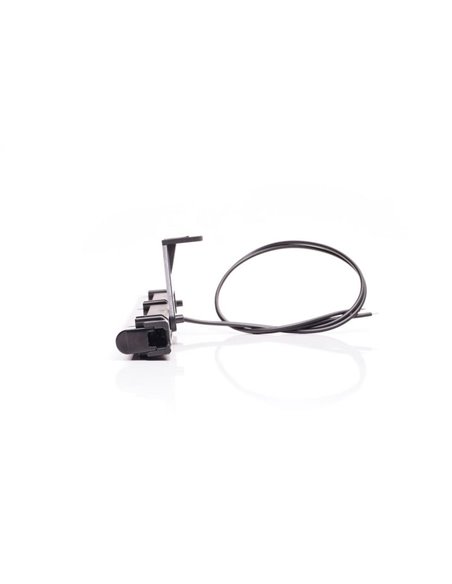 Luz LED de posición delantera larga, blanca W280 BLACK 250, 5W, R148, 40cm cable, 250mm