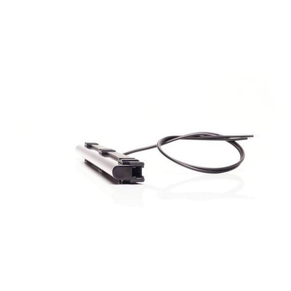 Luz LED de posición delantera larga, blanca W280 BLACK 250, 5W, R148, 40cm cable, 250mm
