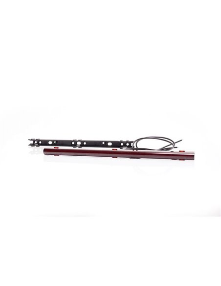 Luz LED de posición trasera larga roja, W280 BLACK 250, 40cm cable 35W, R148, 250mm