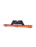 Luz LED de posición trasera larga roja, W280 BLACK 250, 40cm cable 35W, R148, 250mm