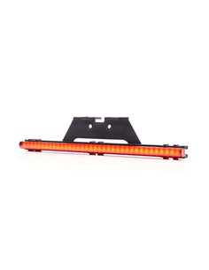Luz LED de posición trasera larga roja, W280 BLACK 250, 40cm cable 35W, R148, 250mm 2