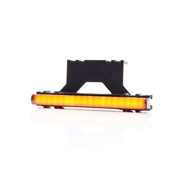 Luz LED de posición lateral ámbar W280 BLACK 125, 40cm cable, 3W