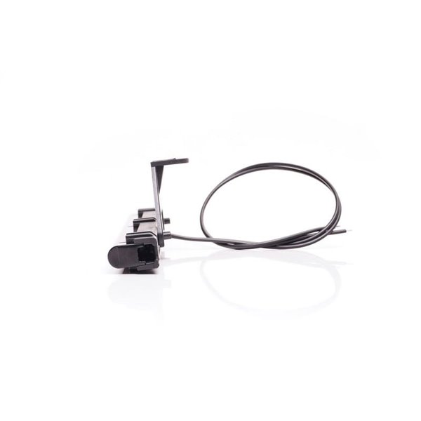 Luz LED lateral larga ámbar W280 BLACK 250, 40cm cable, 6W, R148, 250mm