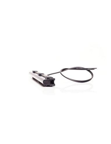 Luz LED lateral larga ámbar W280 BLACK 250, 40cm cable, 6W, R148, 250mm