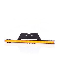 Luz LED lateral larga ámbar W280 BLACK 250, 40cm cable, 6W, R148, 250mm 2