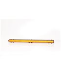 Luz LED lateral larga ámbar W280 BLACK 250, 40cm cable, 6W, R148, 250mm