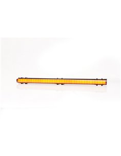 Luz LED lateral larga ámbar W280 BLACK 250, 40cm cable, 6W, R148, 250mm