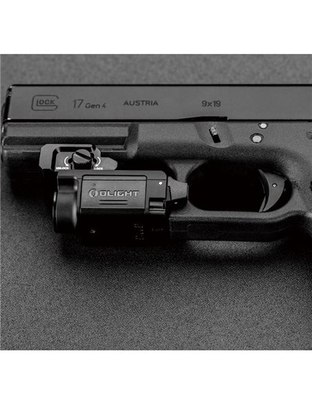 Linterna LED para arma compacta PL-MINI 3 Valkyrie 600Lm 2x1600mAh CR123A IPX6