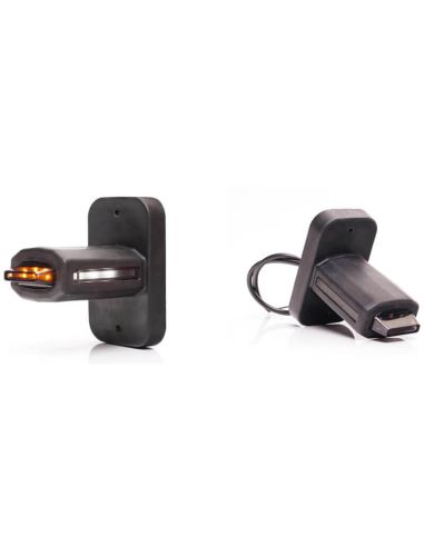 Buzina curta de LED com LED saliente...