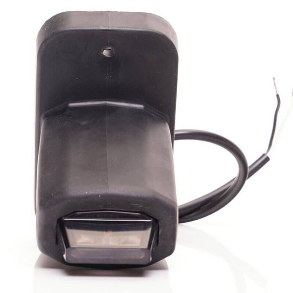 Cuerno LED corto con led sobresaliente con logo Was Black W269.3.1 Ambar - Blanco - Rojo 12V 24V A R1 SM1