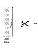 Medidas Tira LED 220V AC PROSTRIP SMD2835 12W/m IP65 – Enlazable hasta 50m | CRI90 Regulable TRIAC