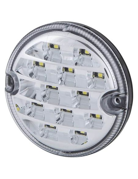 Luz de Ré LED HELLA VALUEFIT Ø95mm 12/24V – IP67 1,5W – Montagem Traseira - AR - 2ZR 357 028-041