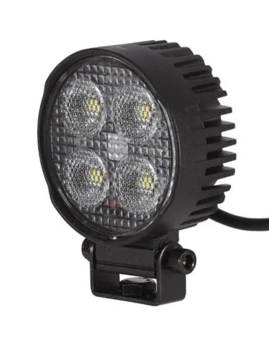 HELLA TR1700 Mini Luz de Trabalho LED Redonda 1700Lm 24W 12/24V – Campo Próximo IP66 | Ø75mm