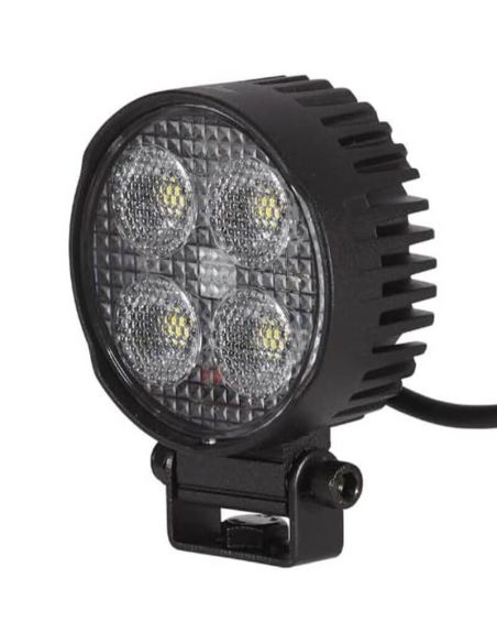 Faro LED de Trabajo Redondo Mini HELLA TR1700 1700Lm 24W 12/24V – Campo Cercano IP6K9K | Ø75mm