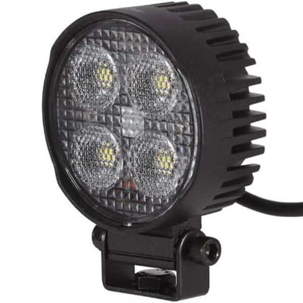 HELLA TR1700 Mini Luz de Trabalho LED Redonda 1700Lm 24W 12/24V – Campo Próximo IP66 | Ø75mm