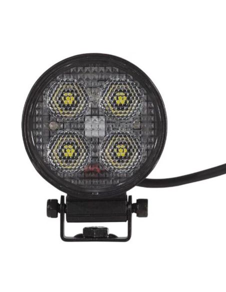Faro LED de Trabajo Redondo Mini HELLA TR1700 1700Lm 24W 12/24V – Campo Cercano IP6K9K | Ø75mm