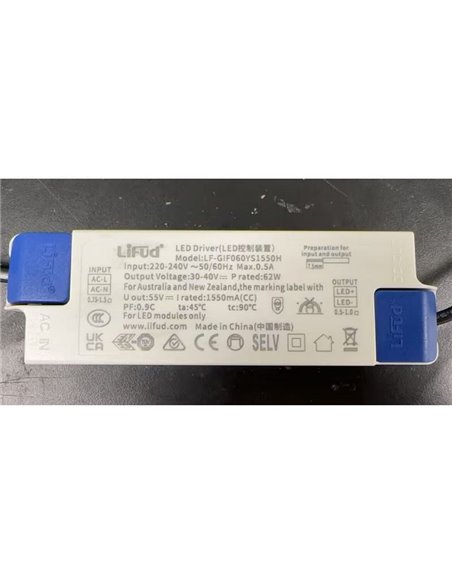 Plafón cielo azul LED empotrable BLUE SKY 60x60, 60W 4500K 4000Lm, simula claraboya, blanco