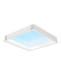 Plafonnier encastré LED Blue Sky 60x60, 60W 4500K 4000Lm, simulant une lucarne, blanc