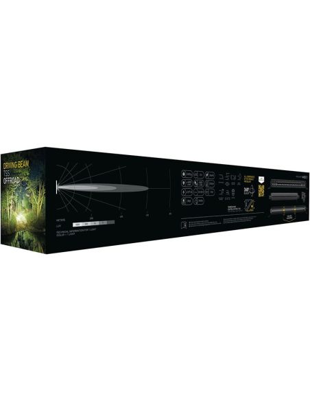 Barre LED tout-terrain HELLA Black Magic Tough 20" 6000 lm 12/24 V IP69K | Slim | Montage extérieur 1GJ 358 197-301