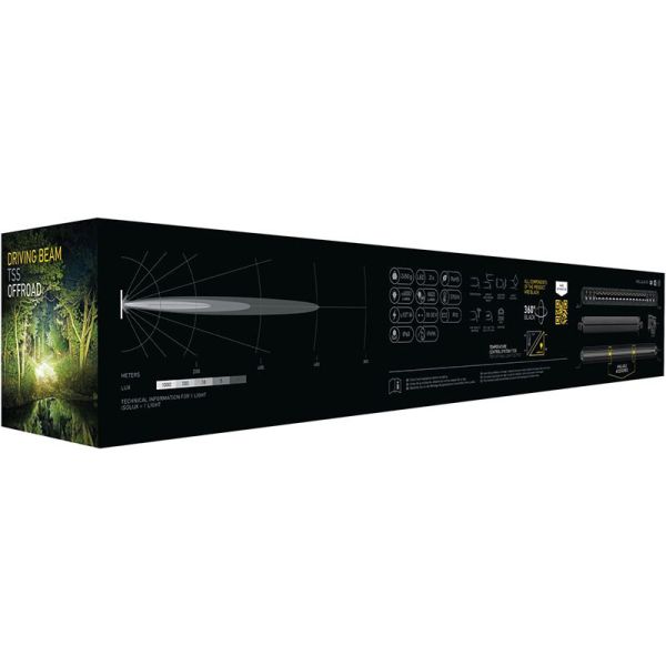 Barre LED tout-terrain HELLA Black Magic Tough 20" 6000 lm 12/24 V IP69K | Slim | Montage extérieur 1GJ 358 197-301