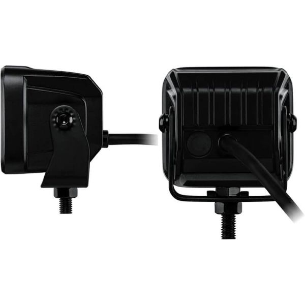 Faro LED HELLA Black Magic Cube 2.7” 12/24V 1400Lm – Kit de 2 Faros con Conector DEUTSCH