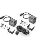 Faro LED HELLA Black Magic Cube 2.7” 12/24V 1400Lm – Kit de 2 Faros con Conector DEUTSCH