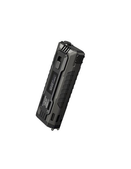 Linterna LED táctica EDC37 8000Lm OLED USB-C IP54 420m alcance con LUMIN SHIELD™