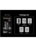 Linterna LED táctica EDC37 8000Lm OLED USB-C IP54 420m alcance con LUMIN SHIELD™