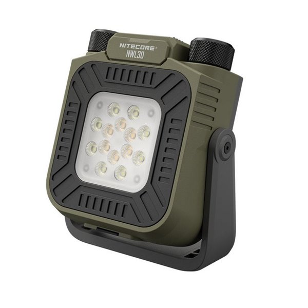 Lampe de travail LED portable rechargeable NITECORE NWL30 3 000 lm avec lumière rouge et anti-moustiques IP66
