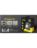 Linterna de trabajo LED portátil NITECORE NWL30 3000Lm recargable con luz roja y repelente de mosquitos IP66