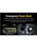 Linterna de trabajo LED portátil NITECORE NWL30 3000Lm recargable con luz roja y repelente de mosquitos IP66