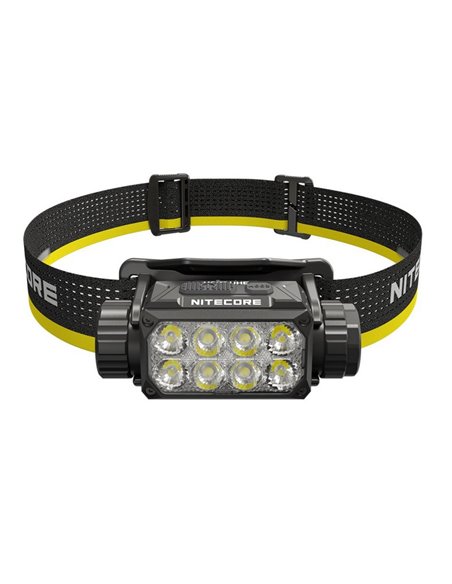 Lanterna de cabeça LED recarregável NITECORE HC75 UHE 3000Lm, luz vermelha e branca IP68