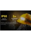 Linterna frontal LED NITECORE HC75 UHE 3000Lm recargable, luz roja y blanca IP68