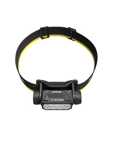 Linterna frontal LED NITECORE HC75 UHE 3000Lm recargable, luz roja y blanca IP68