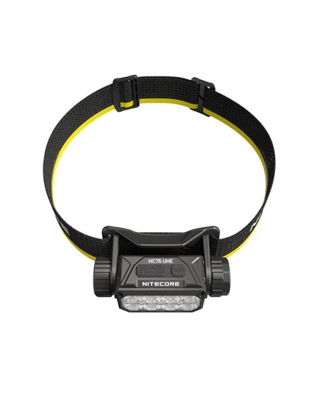 Linterna frontal LED NITECORE HC75 UHE 3000Lm recargable, luz roja y blanca IP68