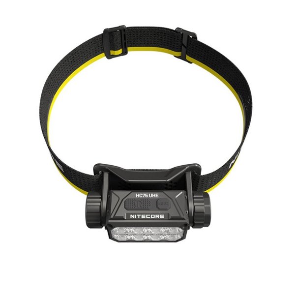 Linterna frontal LED NITECORE HC75 UHE 3000Lm recargable, luz roja y blanca IP68