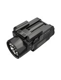 Linterna LED táctica para arma NITECORE NPL27 650Lm USB-C Recargable IPX6 montaje Glock/Picatinny