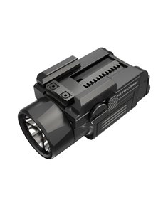 Lanterna tática LED recarregável NITECORE NPL27 650Lm USB-C com suporte IPX6 para Glock/Picatinny