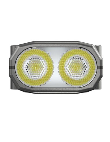 Lampe torche porte-clés LED TINI 3 noire 600 lm avec écran OLED et chargeur USB-C compact