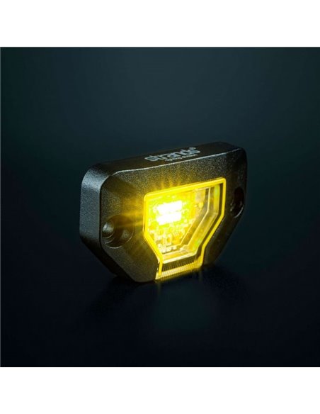Luz de trabajo LED UNITY ROCK amarillo, luz brillante con amplio haz, 5,2W 460Lm, IP69K