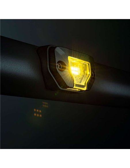 Luz de trabajo LED UNITY ROCK amarillo, luz brillante con amplio haz, 5,2W 460Lm, IP69K