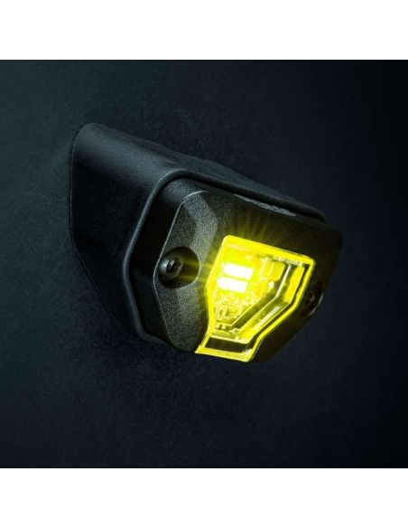 Luz de trabajo LED UNITY ROCK amarillo, luz brillante con amplio haz, 5,2W 460Lm, IP69K