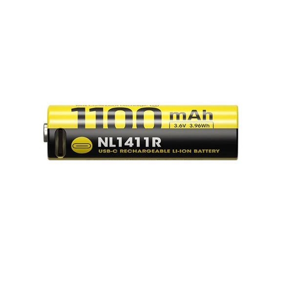 Batería recargable NITECORE NL1411R 14500 1100mAh USB-C 3.6V
