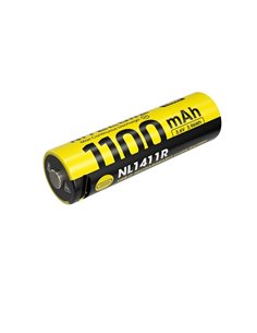Batería recargable NITECORE NL1411R 14500 1100mAh USB-C 3.6V