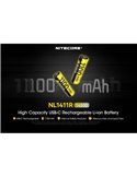 Batería recargable NITECORE NL1411R 14500 1100mAh USB-C 3.6V