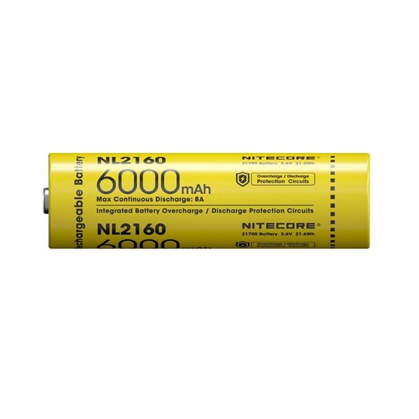 Batería NITECORE NL2160 21700 6000mAh 3.6V