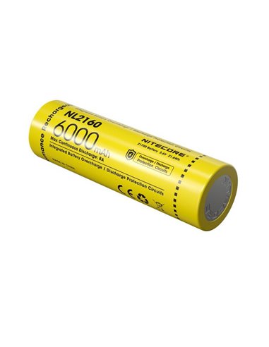 Batería NITECORE NL2160 21700 6000mAh 3.6V