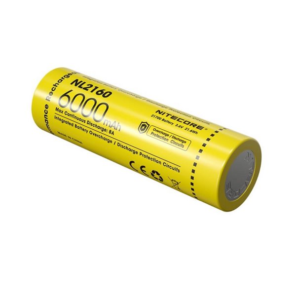 Batería NITECORE NL2160 21700 6000mAh 3.6V
