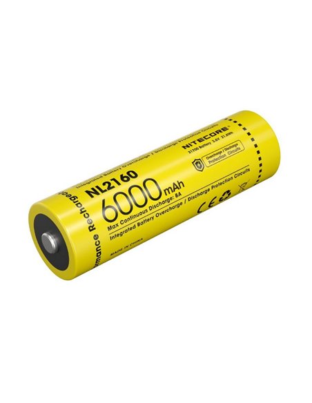 Batería NITECORE NL2160 21700 6000mAh 3.6V